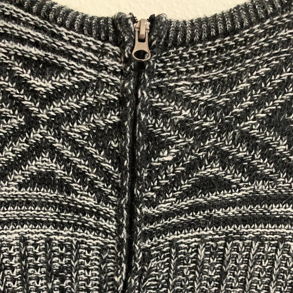 (T205) Ethereal by 🐦 Women's Sz Small Sweater Dress Black & White, Really Cute - Picture 7 of 13